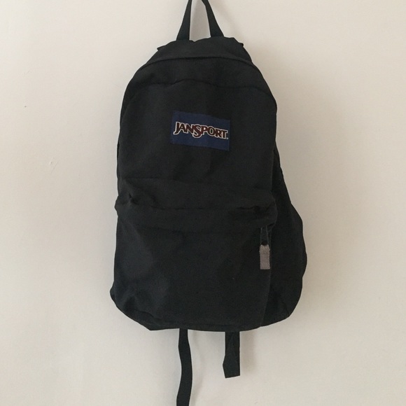 classic black jansport backpack