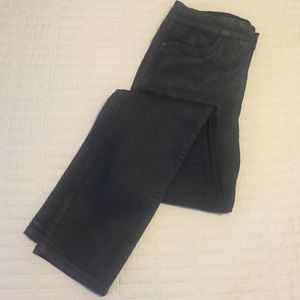 NYDJ Black Coated Jeans
