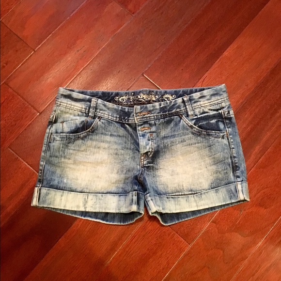 Express jean shorts