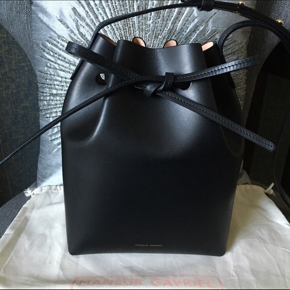 MANSUR GAVRIEL Mini Bucket Bag Black Ballerina