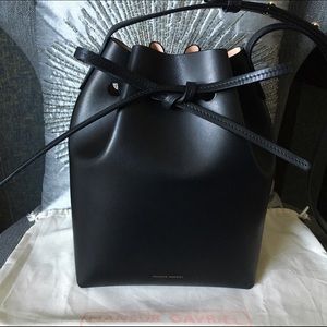 MANSUR GAVRIEL Mini Bucket Bag Black Ballerina