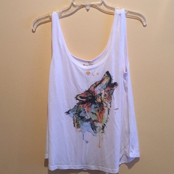 wolf tank top