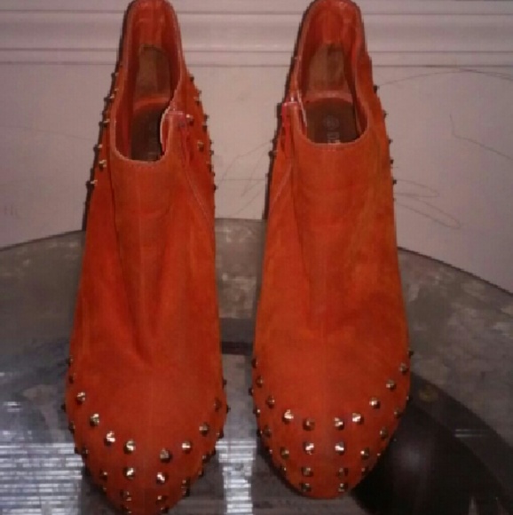 Studed ankle boots