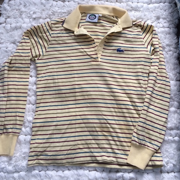 Vintage Lacoste Long Sleeved Polo