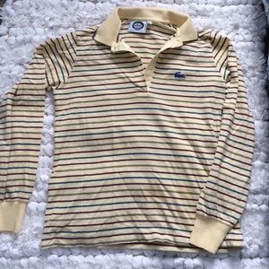 Vintage Lacoste Long Sleeved Polo