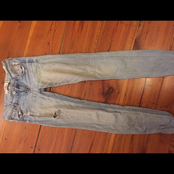 Hollister ripped jeans