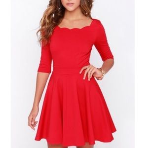 MAKE AN OFFER - Exclusive Tip the Scallops dress