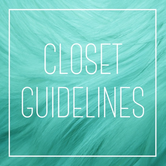 CLOSET GUIDELINES