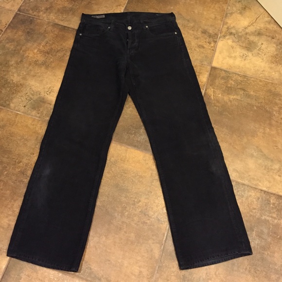 Citizens of Humanity black corduroys size 33