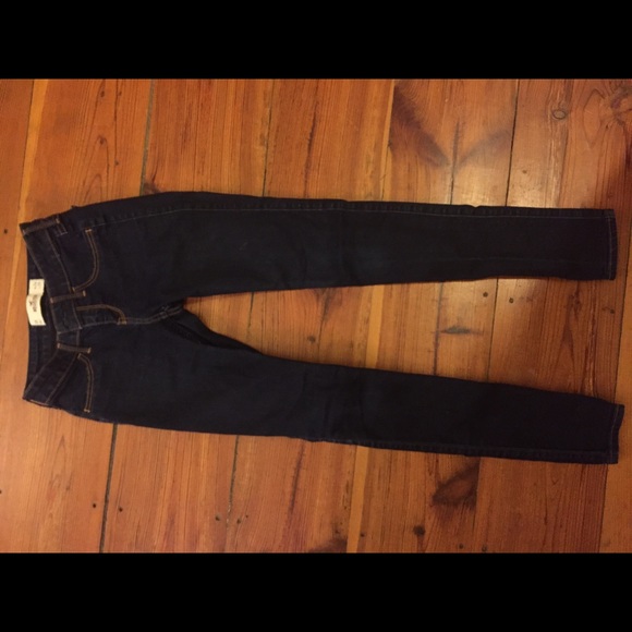 Dark blue Hollister skinny jeans