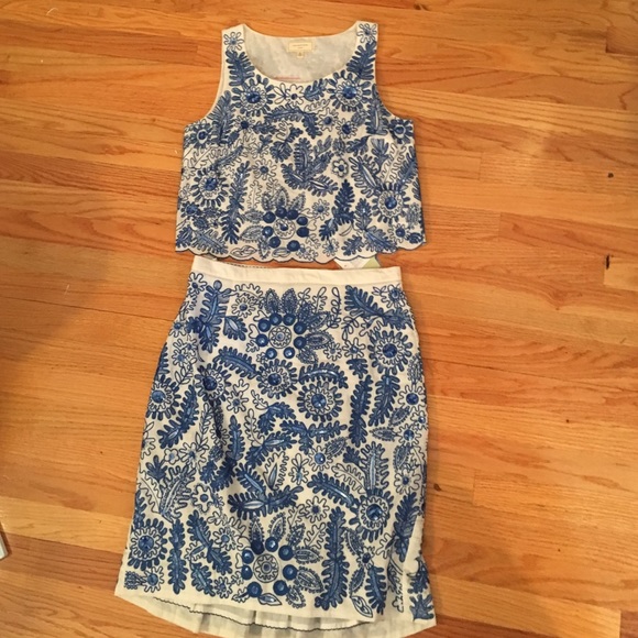 TWO PIECE BEADED SET