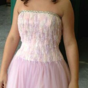 Pink Precious Formals Prom Dress
