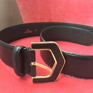 Valentino black vintage belt