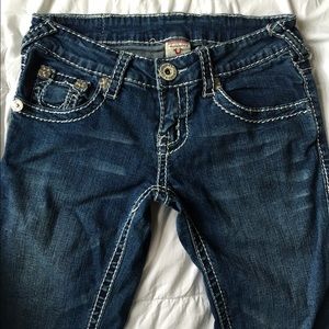 True Religion Double Stitch Skinny Jeans