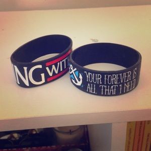 ❤️TWO PACK SLEEPING WITH SIRENS BRACELETS❤️