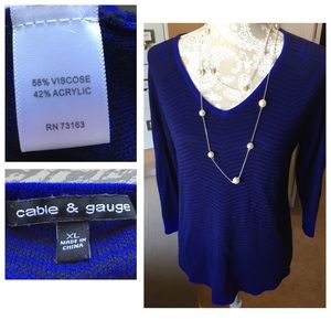 Black and blue striped shirt