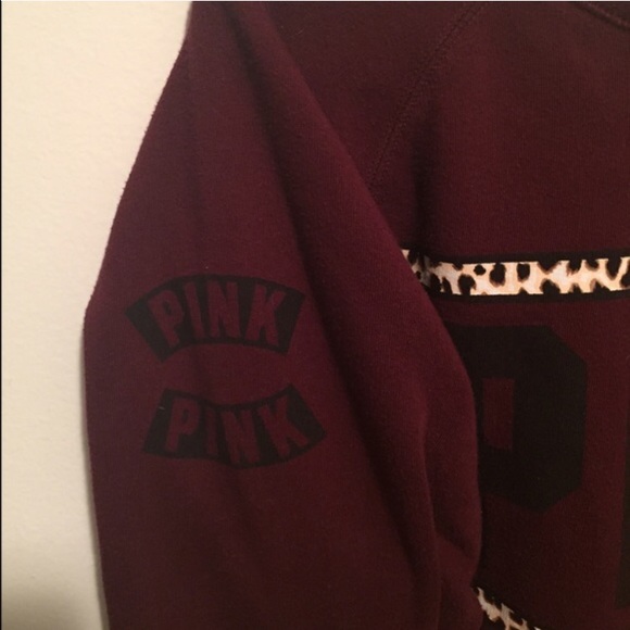 * SOLD ON MERC * VS PINK LEOPARD / CHEETAH CREW - Picture 2 of 2