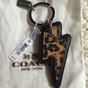 Coach Ocelot Key Ring Authentic