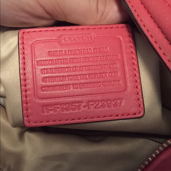 Pink Coach Purse - Picture 3 of 4