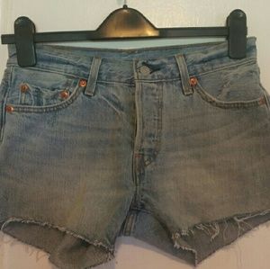 *****SOLD***** Levi's 501 Cutoff Denim Shorts