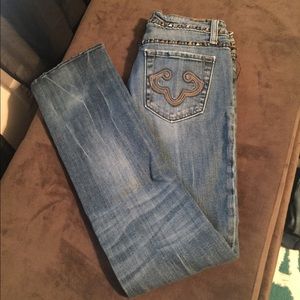 REROCK for express straight leg jeans
