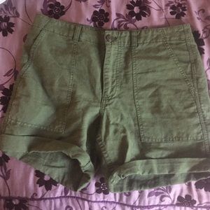 J.crew green shorts