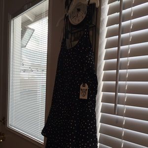 Adorable ruffle poker dot dress size adult S