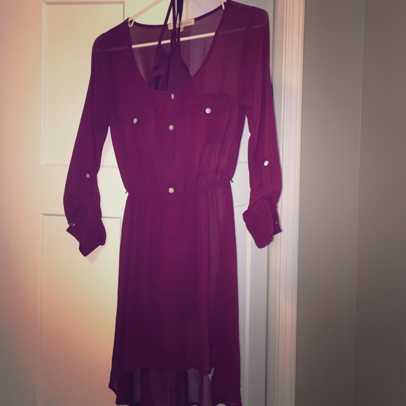 Maroon dress