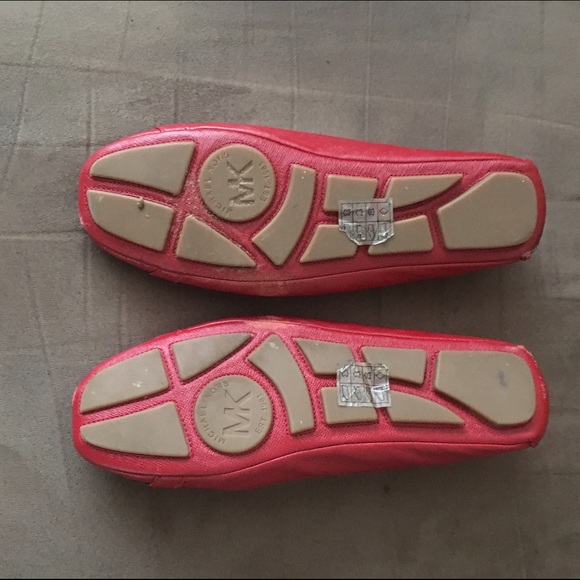 Red MK Loafer Flats - Picture 2 of 4