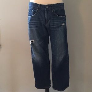 AG ADRIANO GOLDSCHMEID Ex-Boyfriend Crop Jeans