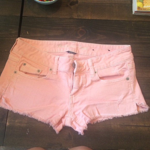 Salmon colored shorts