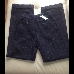 Wool Cosmo print pants w/ cuff