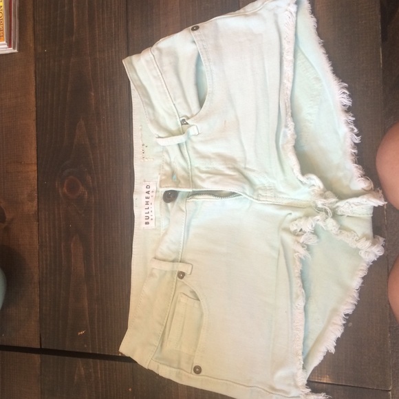 Green shorts