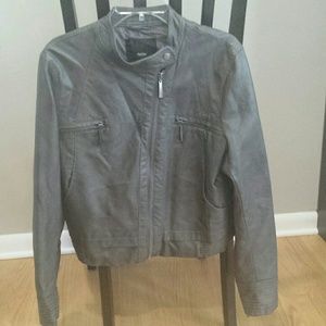 Faux Leather moto jacket *on HOLD for paige722*