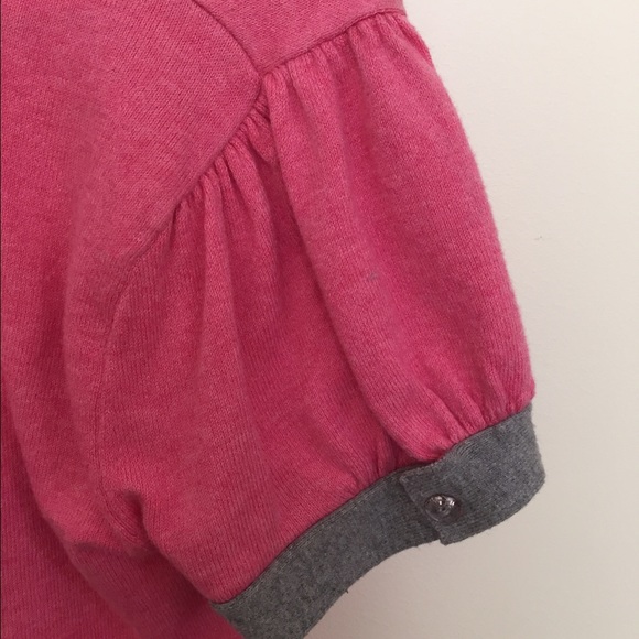 Pink cardigan, unique 3 button, size small - Picture 4 of 4