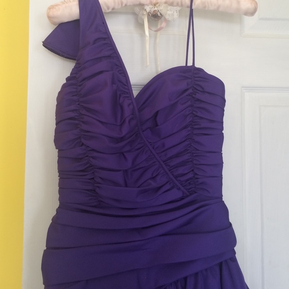 VINTAGE PURPLE COCKTAIL/PROM/PARTY DRESS - Picture 4 of 4