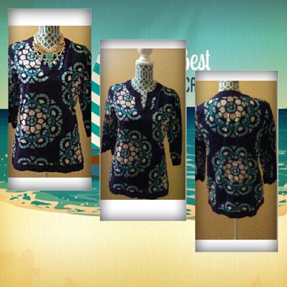 Turquoise and Blue Tunic