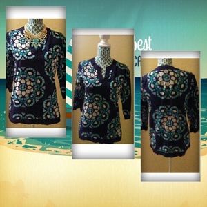Turquoise and Blue Tunic