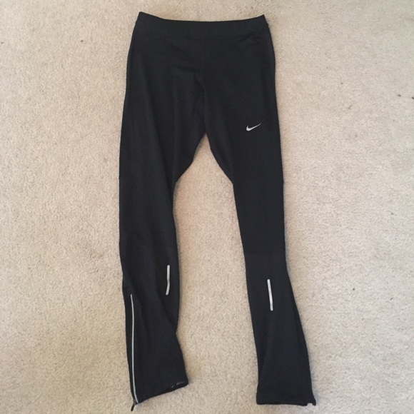 Nike black dri-fit running leggings
