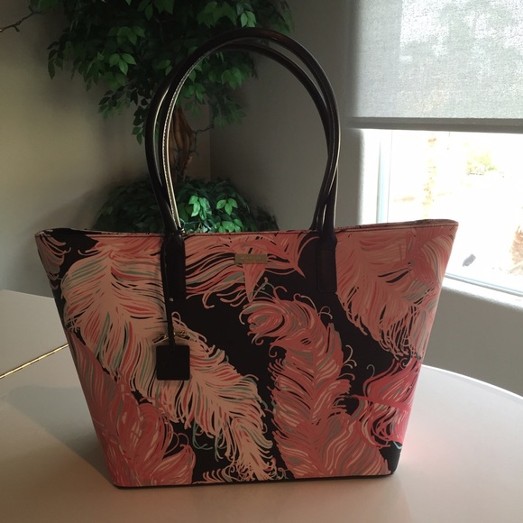 kate spade Handbags - Kate Spade Pink Feather Bag