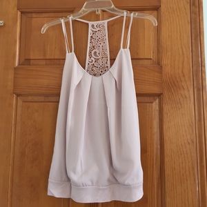 Express Lace Racerback Tank