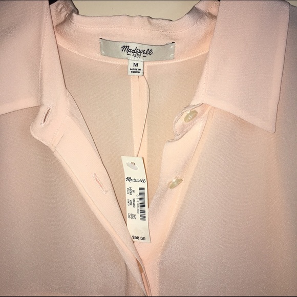 Sheer Silk Madewell Top - Picture 3 of 4