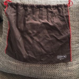 Coach dust bag