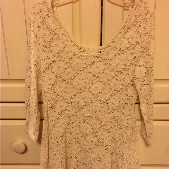 White lace blouse