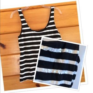 Sparkly Banana Republic Top