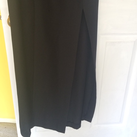 BLACK LONG COCKTAIL/PARTY/PROM Dress - Picture 4 of 4