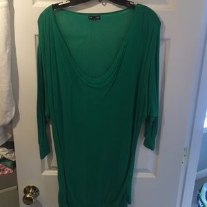 Express kelly green tunic