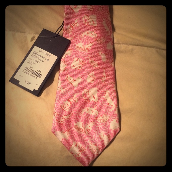Rare NWT men's tie by Lilly Pulitzer