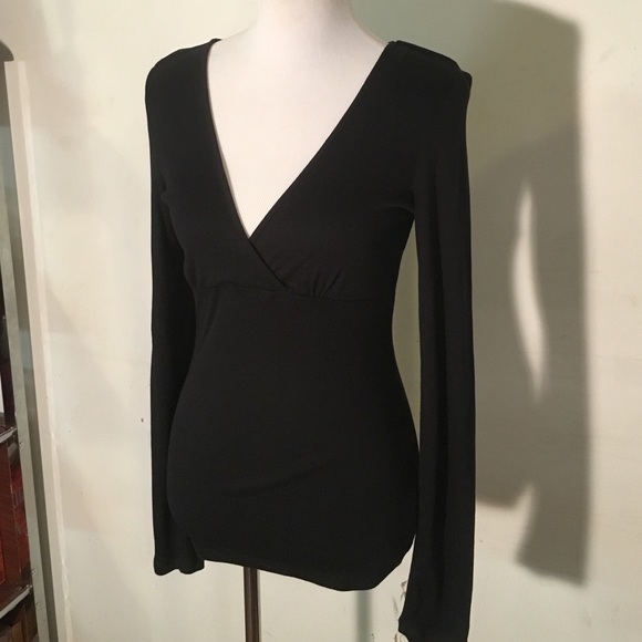 Express knit v-neck top