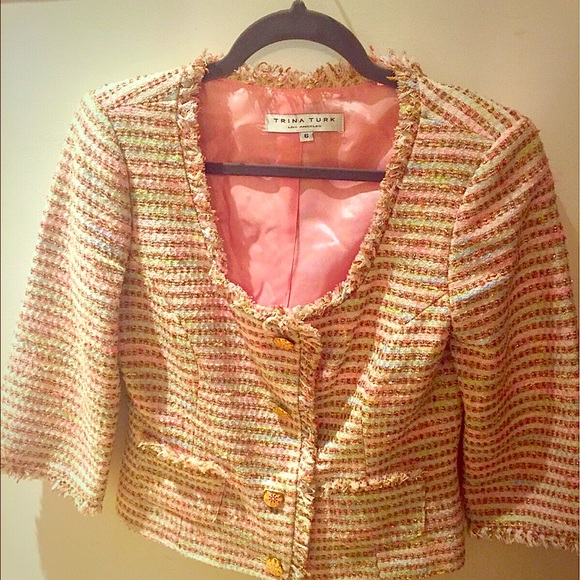 Trina Turk Woven Blazer